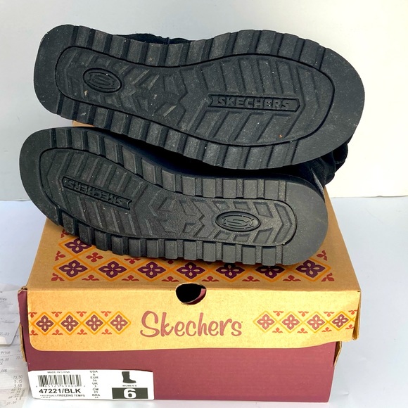 Sketchers Black Boots size 6 - Picture 2 of 3